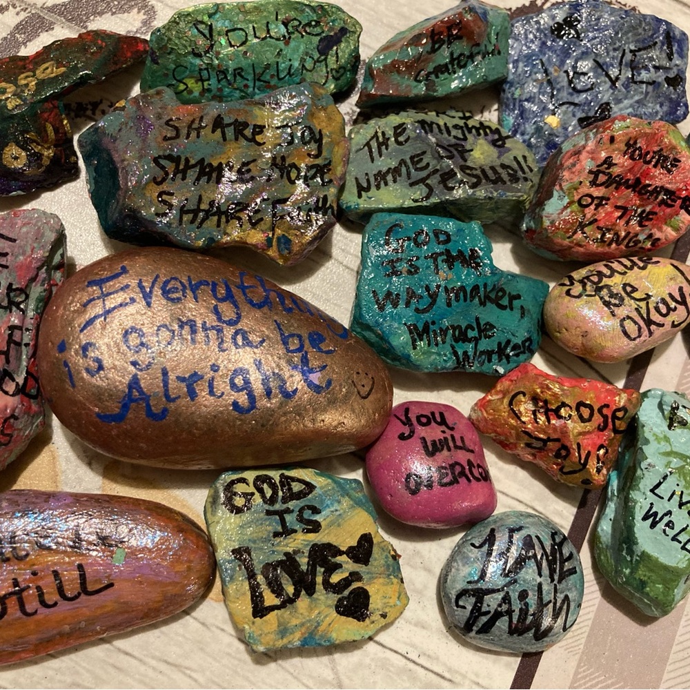 Positivity Rocks 🪨!!!!😊🥰😁